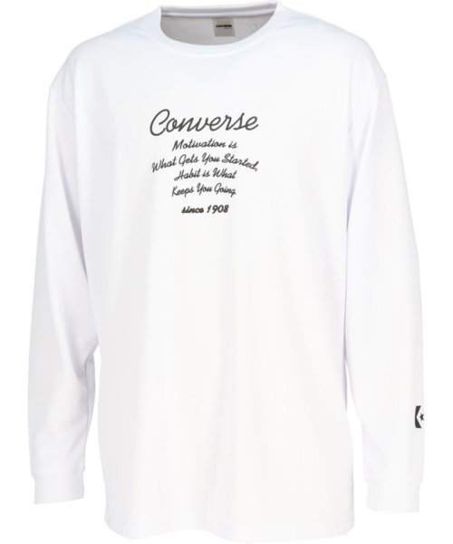 CONVERSE コンバース バスケット プリントロングスリーブシャツ Tシャツ 長袖 ロンT