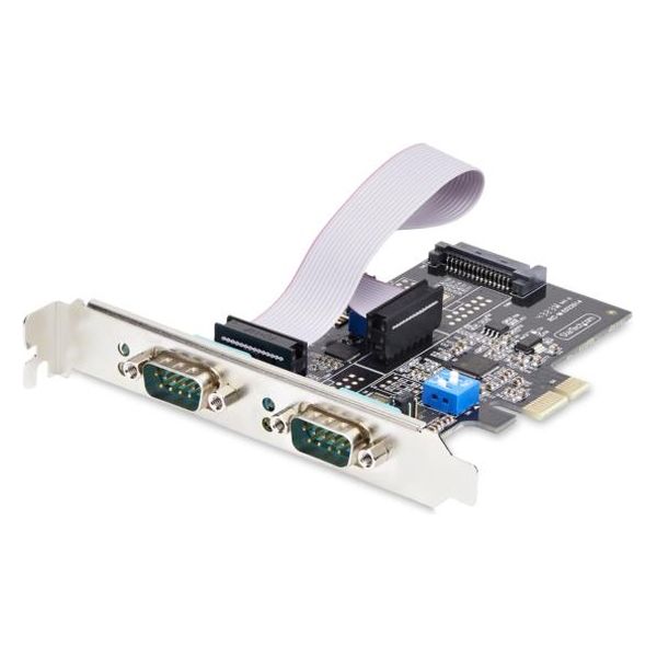 Startech.com シリアルカード PCI Expres x1 2ポート 2S232422485-PC-CARD 1個（直送品）