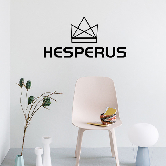 ウォールステッカー　ウォールデコ　HESPERUS モノトーン　ブラック　DIY 壁紙壁シールインテリアシート　剥がせる