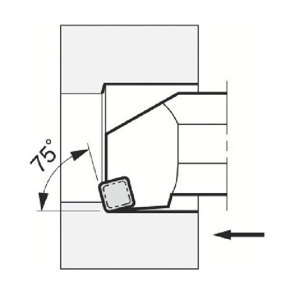 京セラ（KYOCERA） 京セラ 内径加工用ホルダ CSKP CSKPR0025R12 1個 545-4760（直送品）