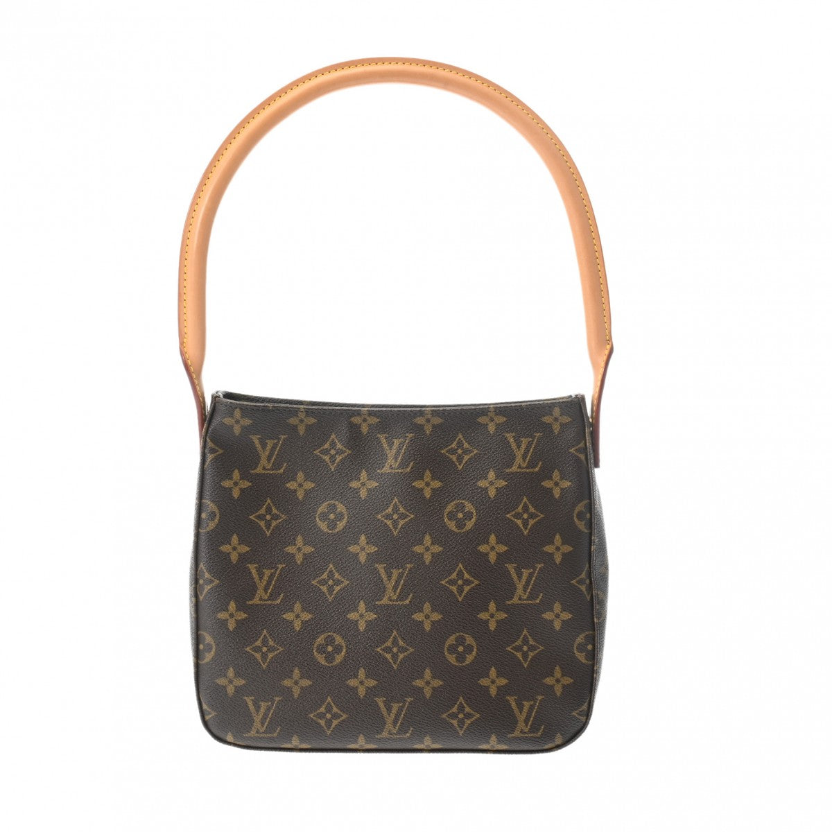 LOUIS VUITTON ルイヴィトン モノグラム ルーピング MM  ブラウン M51146 レディース モノグラムキャンバス セミショルダーバッグ ABランク 中古 