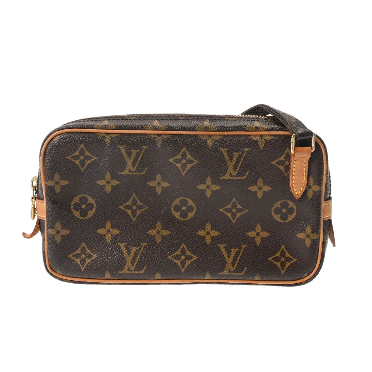 LOUIS VUITTON ルイヴィトン モノグラム ポシェット マルリーバンドリエール ブラウン M51828 レディース モノグラムキャンバス ショルダーバッグ Bランク 中古 