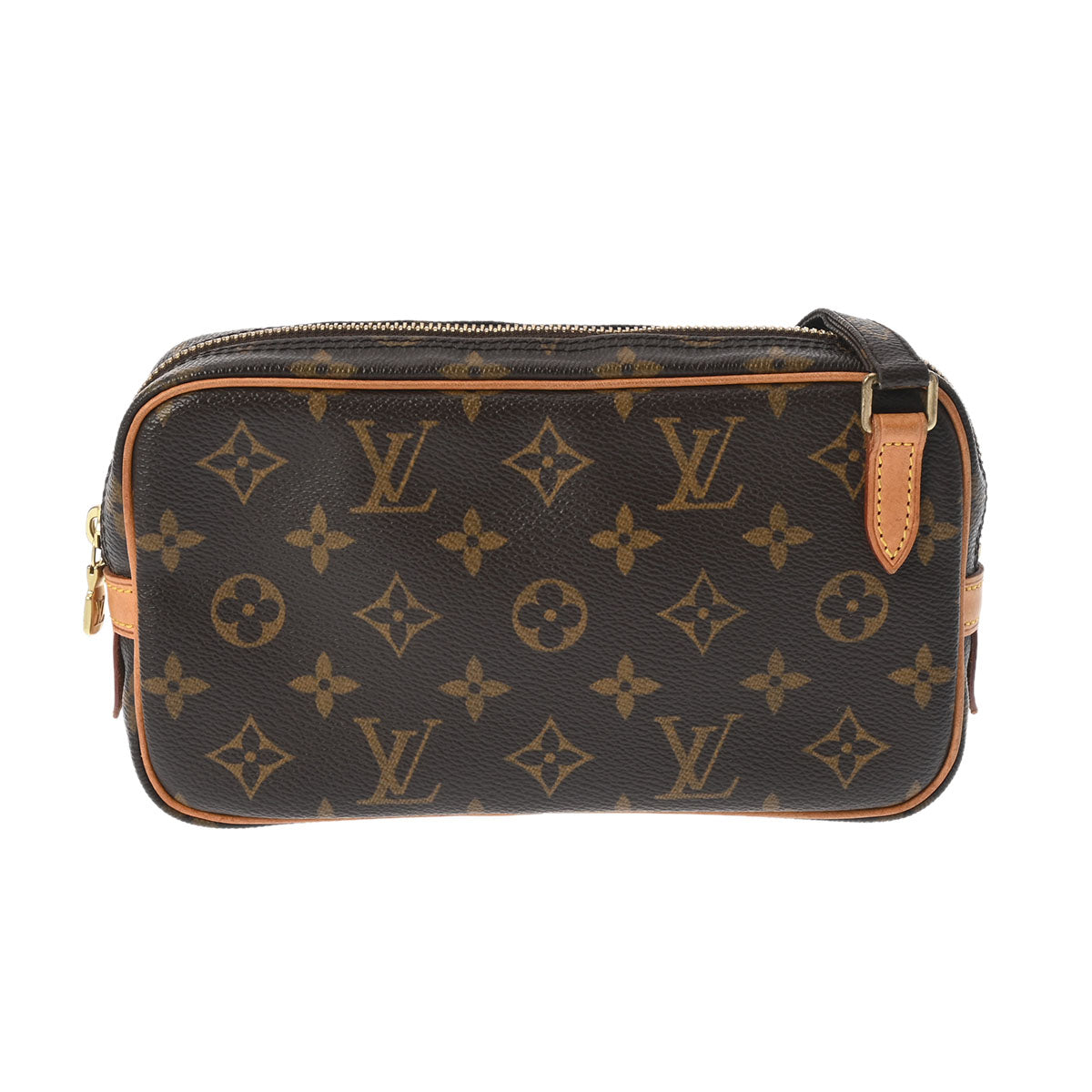 【年末の贈り物】LOUIS VUITTON ルイヴィトン モノグラム ポシェット マルリーバンドリエール ブラウン M51828 レディース モノグラムキャンバス ショルダーバッグ Bランク 中古 