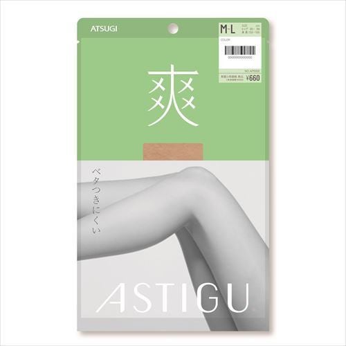 アツギ AP6006 ASTIGU【爽】 ベタつきにくい ML スキニ-BE ASTIGU 1足 スキニ-ベージュ