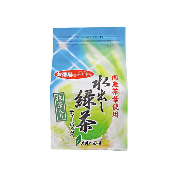 大井川茶園 お徳用抹茶入り水出し緑茶ティーバッグ50P F846724-4528284001637