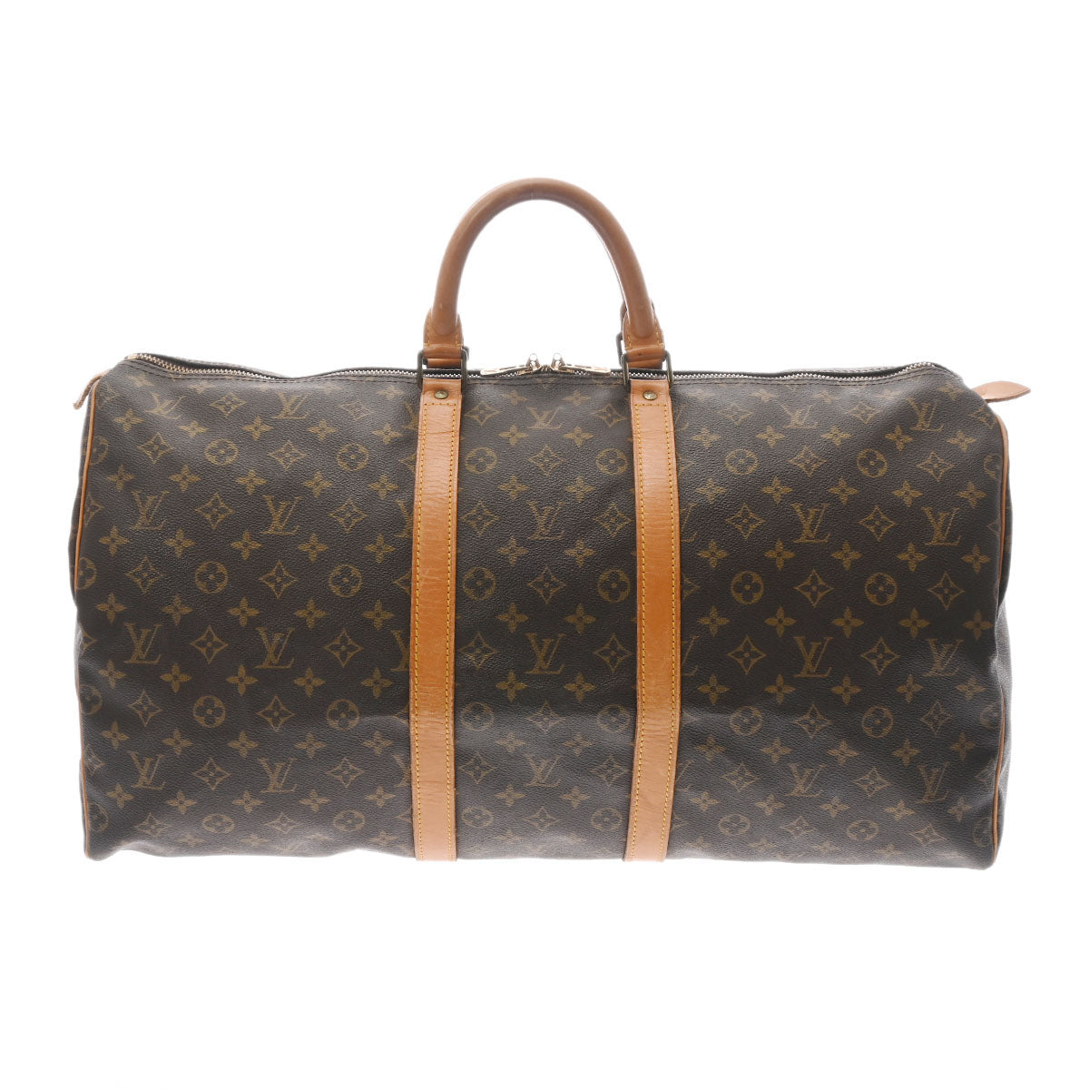 LOUIS VUITTON ルイヴィトン モノグラム キーポル55 ブラウン M41424 ユニセックス モノグラムキャンバス ボストンバッグ Bランク 中古 