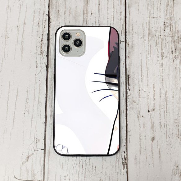 iphoneケース3-1-42 iphone 強化ガラス ねこ・猫・ネコ 箱1 かわいい アイフォン iface