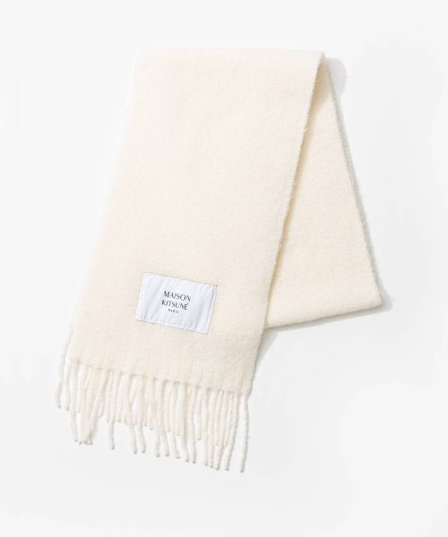 メゾンキツネ MAISON KITSUNE LM06206WA0022 スカーフ BABY ALPACA PLAIN SCARF メンズ マフラー ウール プレ