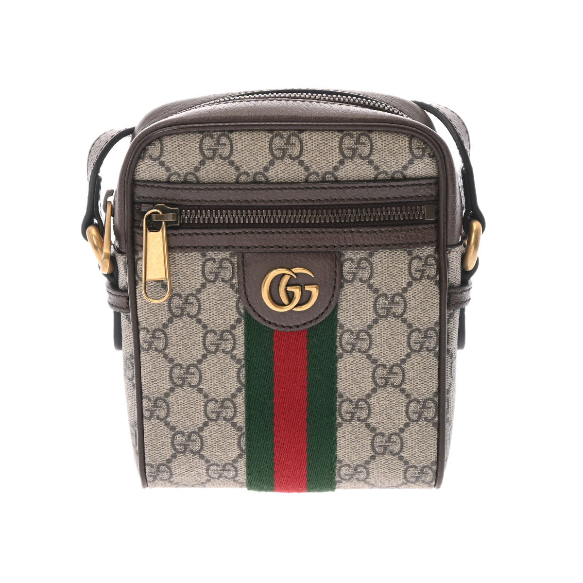 GUCCI グッチ オフィディア  ベージュ 598127 レディース GGスプリームキャンバス レザー ショルダーバッグ Aランク 中古 