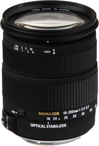 シグマ 18-200mm F3.5-6.3 DC OS キャノン用【中古品】