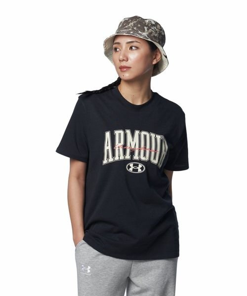 UA HW OVERSIZE GRAPHIC SHORT SLEEVE T－SHIRT