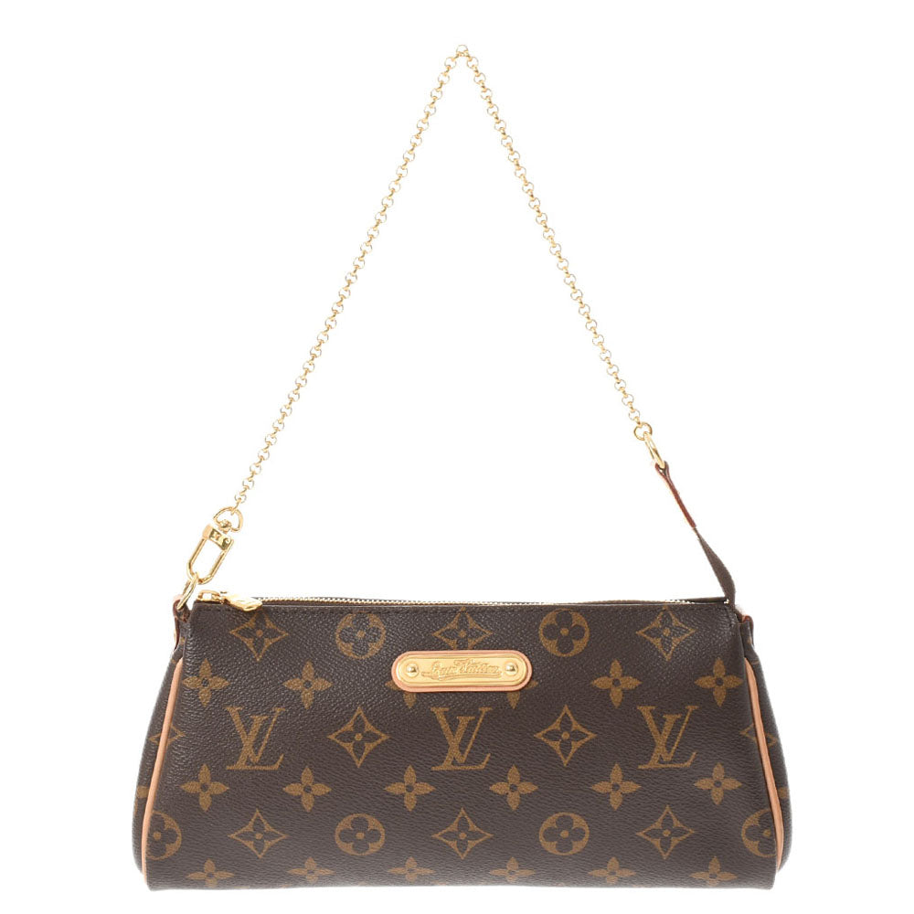 【新年の贈り物】LOUIS VUITTON ルイヴィトン モノグラム エヴァ ブラウン M95567 レディース モノグラムキャンバス 2WAYバッグ ABランク 中古 _画像1