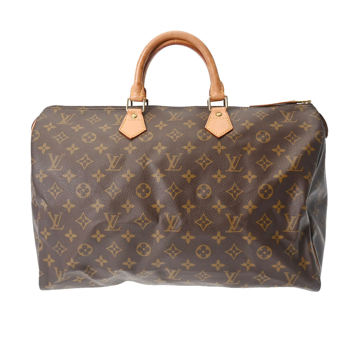 LOUIS VUITTON ルイヴィトン モノグラム スピーディ 40 ブラウン M41522 レディース モノグラムキャンバス ハンドバッグ Bランク 中古 