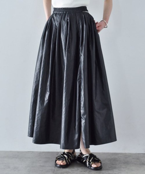 CODE A｜sideslit volume skirt