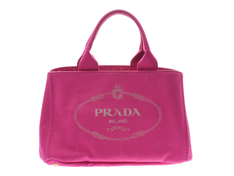 プラダ カナパ トートバッグ ピンク BN1877 レディース キャンバス ABランク PRADA ギャラ 中古 