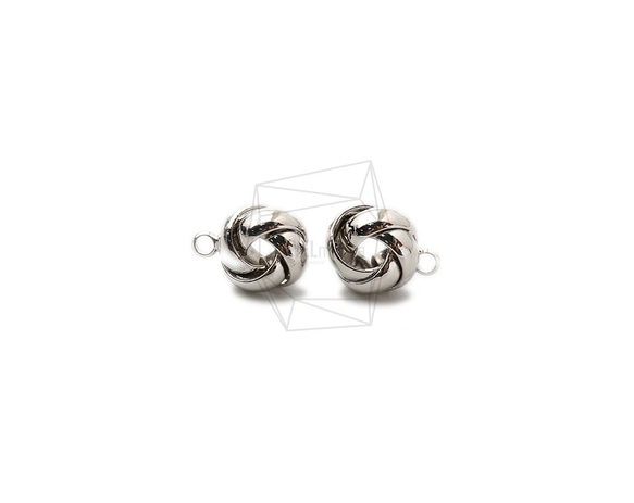 ERG-1395-R【2個入り】フープピアス/Hoop Post Earrings/10mm X 12mm