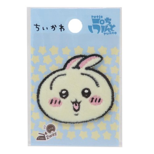 ちいかわ ワッペン ぷちぷんと うさぎ 社コッカ 手芸用品 キャラクター グッズ