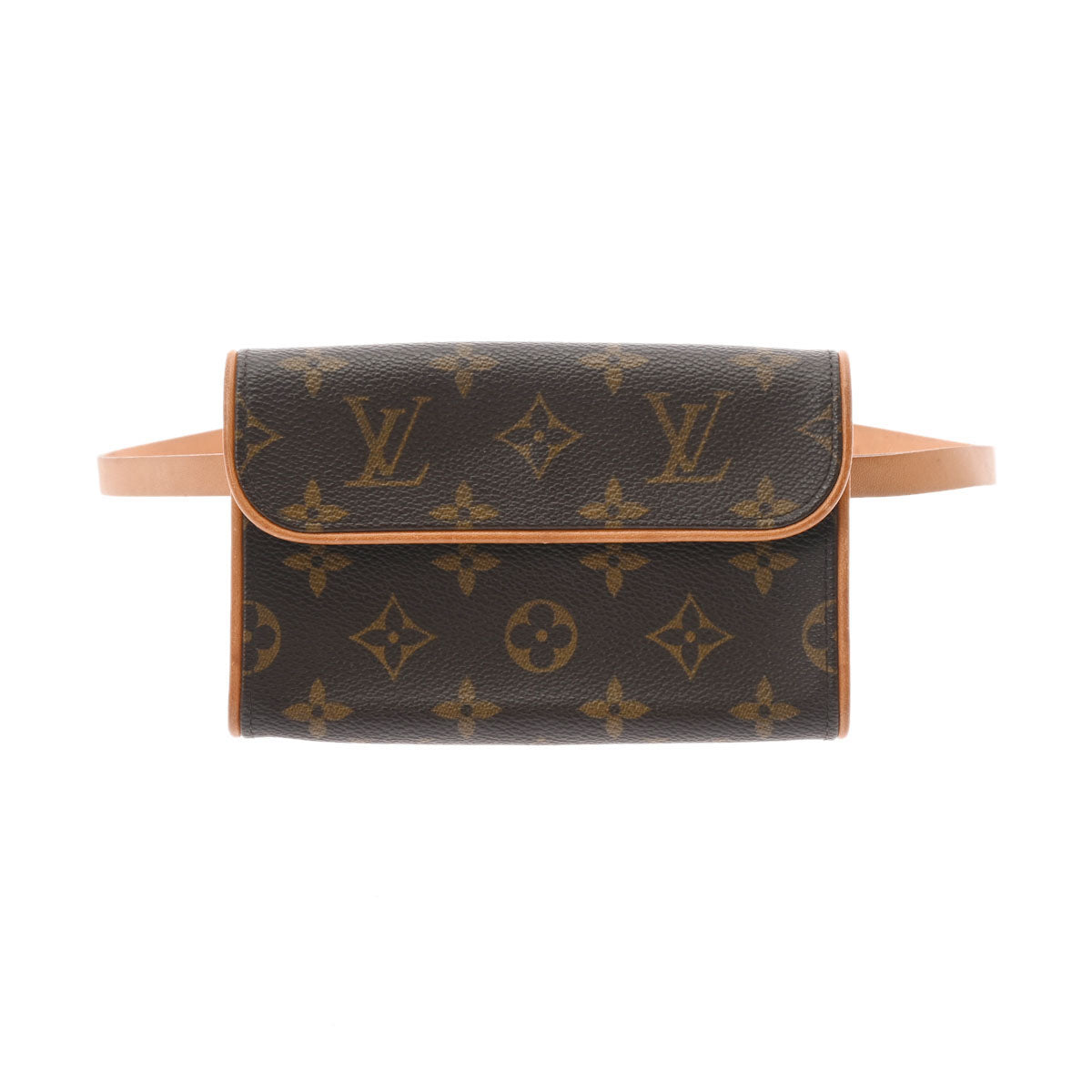 LOUIS VUITTON ルイヴィトン モノグラム ポシェットフロランティーヌ ブラウン M51855 レディース モノグラムキャンバス ウエストバッグ ABランク 中古 