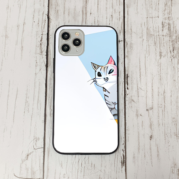 iphoneケース4-1-25 iphone 強化ガラス ねこ・猫・ネコ 箱2 かわいい アイフォン iface