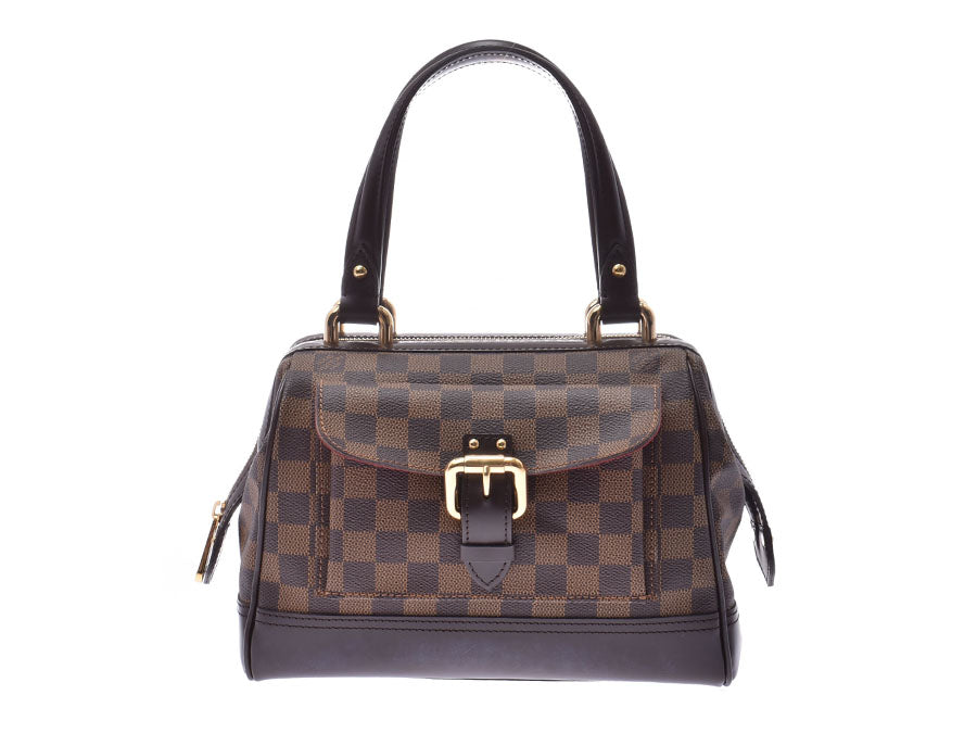 ルイヴィトン ダミエ ナイツブリッジ ブラウン N51201 レディース 本革 ハンドバッグ ABランク LOUIS VUITTON 中古 