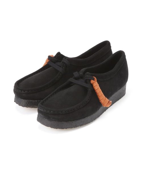 CLARKS/クラークス　WALLABEE BLACK SUEDE ワラビー　レディース