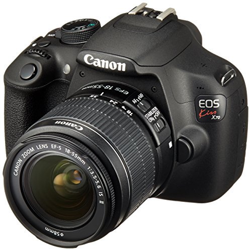 Canon デジタル一眼レフカメラ EOS Kiss X70 レンズキット EF-S18-55mm F3.5-5.6 IS II付属 KISSX70-1855IS2LK【中古品】