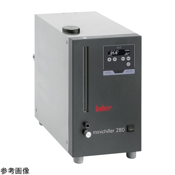 ラボ用小型ノンフロンチラー minichiller280/300 OLE AC220ー240V 50/60Hz 2.5A 4-3927-02（直送品）