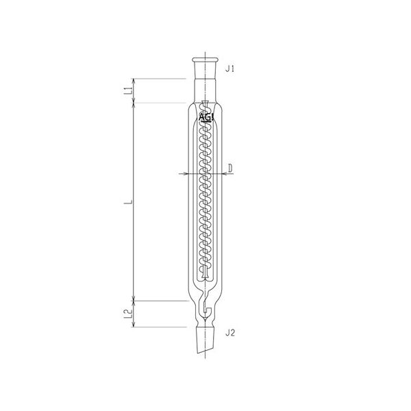 旭製作所 セミ・ミクロ 分留管ウィットマー 15/20 25mm 3516-200-1M 1個 65-1838-68（直送品）