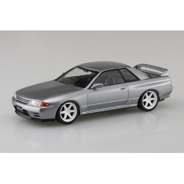 アオシマ 1/32 ニッサン ザ・スナップキット No．14-SP4 R32スカイラインGT-R カスタムホイール(スパークシルバー) Aｽﾅﾂﾌﾟ14SP4R32GT-RSS