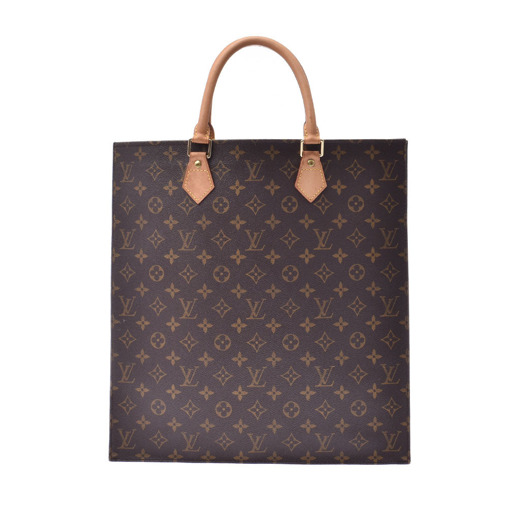 LOUIS VUITTON ルイヴィトンサックプラ  モノグラム ブラウン ユニセックス モノグラムキャンバス ハンドバッグ M51140  中古