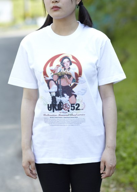 菩薩系アイドル☆【UKB52】★北六号菩薩★半袖Ｔシャツ