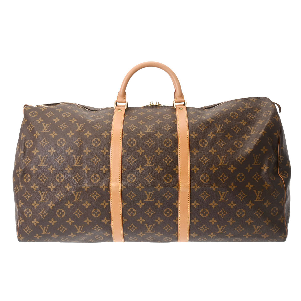 LOUIS VUITTON ルイヴィトン モノグラム キーポル 60 ブラウン M41422 ユニセックス モノグラムキャンバス ボストンバッグ ABランク 中古 