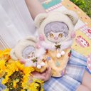 ミニベアアイスクリーム洋服 10cm 着せ替えぬいぐる服 20cm ぬいぐるみ用服 着せ替え人形洋服 日常服人形 綿人形衣装 ドールウェア アクセサリー