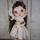 ブライスアウトフィット BJD 人形 SD 服 レトロな茶染め