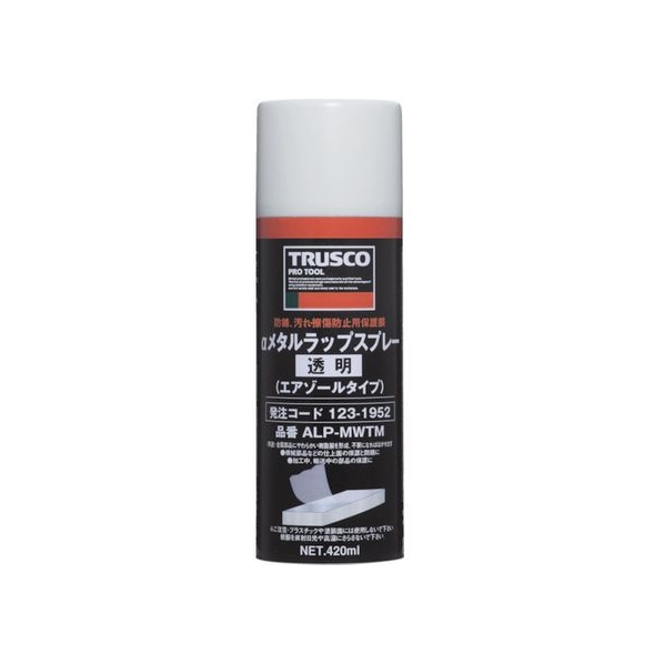 トラスコ中山 αメタルラップスプレー 透明 420ml FC057FF-1231952