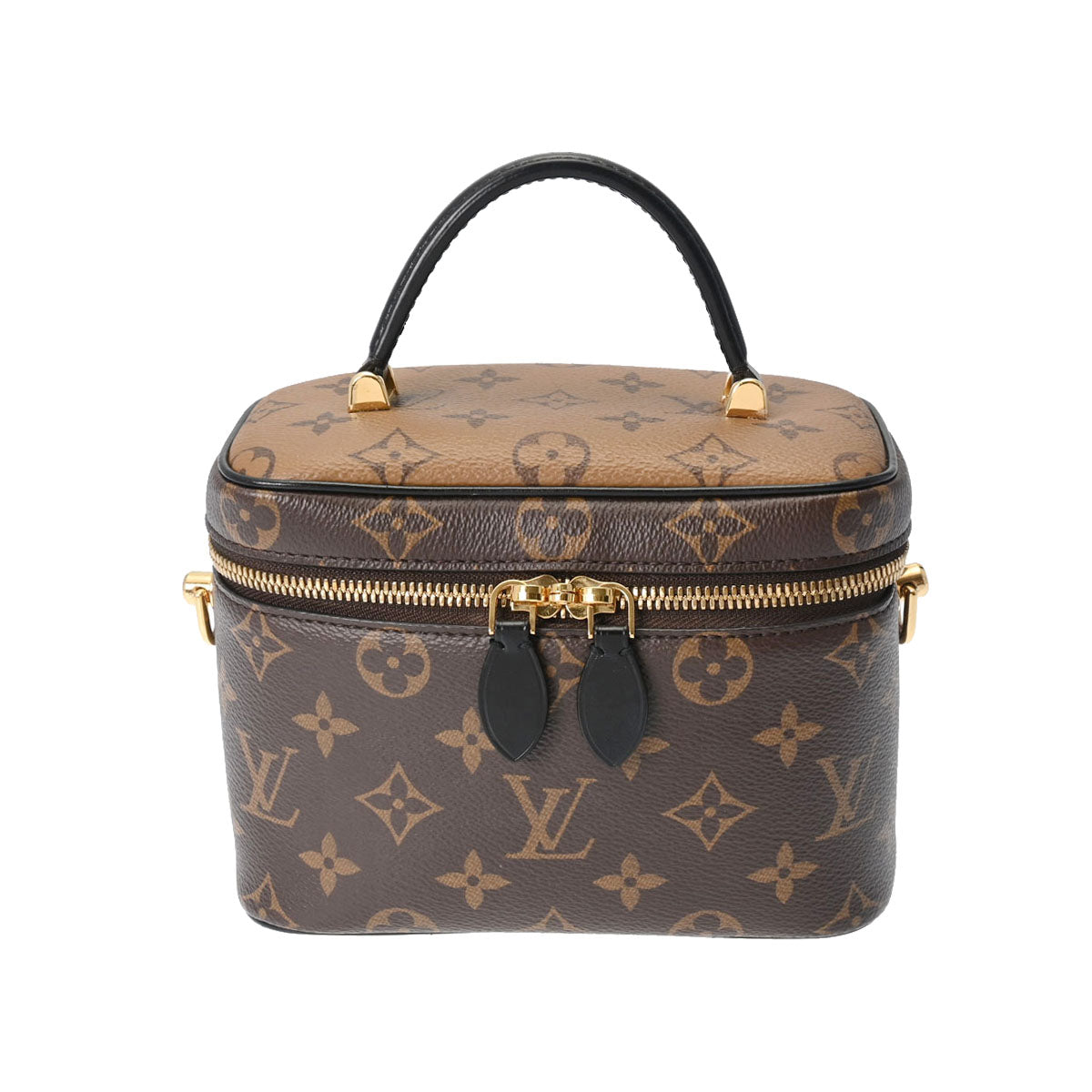 LOUIS VUITTON ルイヴィトン モノグラムリバース ヴァニティNV PM 2WAY ブラウン M45165 レディース モノグラムキャンバス ハンドバッグ Aランク 中古 