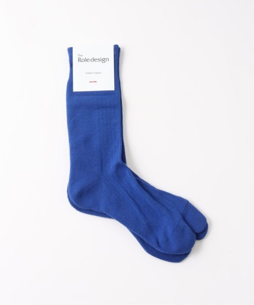 THE ROLE DESIGN (ザ ロールデザイン) PLANE RIB SOCKS MENS RLD－666－239023