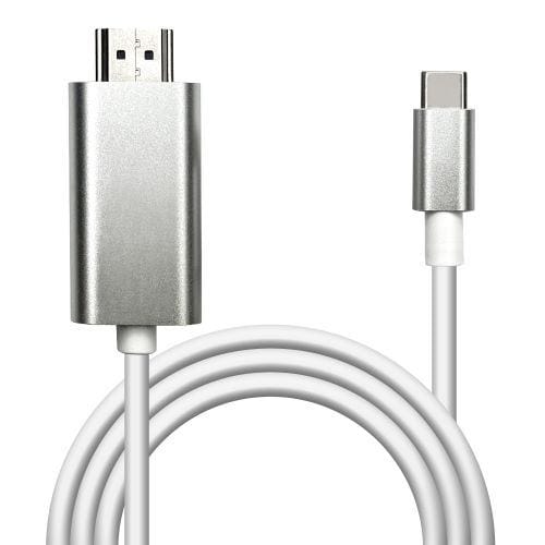 ラスタバナナ R25CACH02WH USB-C to HDMI 変換ケーブル 2.5m 4K対応 ホワイト