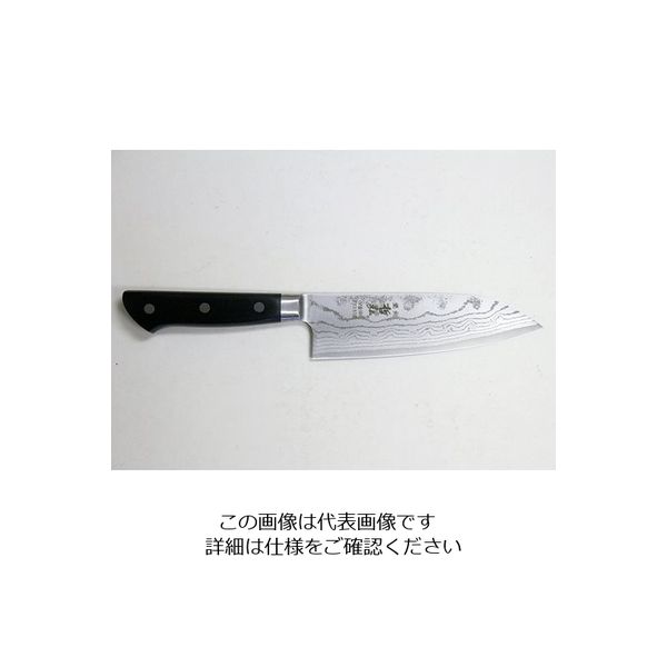 桐生工業 ダマスカス鋼 万能庖丁 K-10002 1個 63-5478-98（直送品）