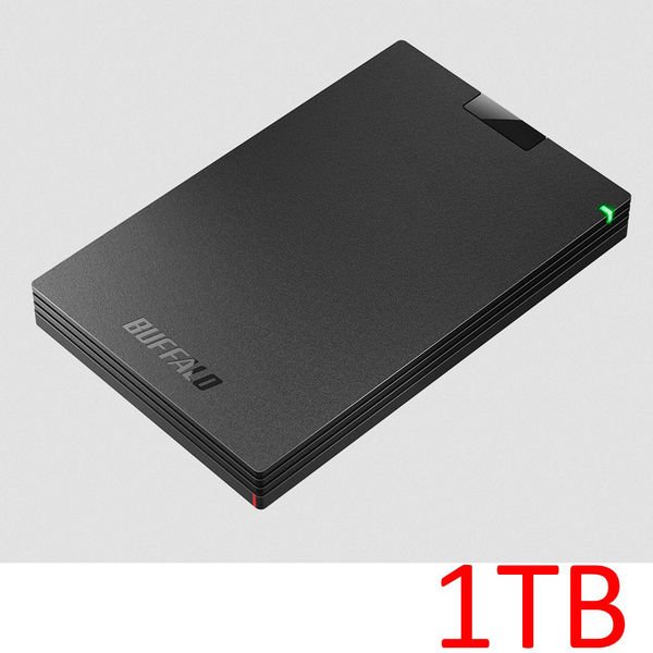 バッファロー USB3.1（Gen.1）対応 ポータブルHDD ブラック