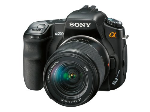 SONY デジタル一眼レフカメラレンズキット α200 レンズキット DSLR-A200K【中古品】