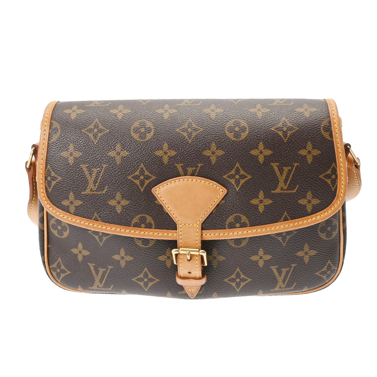 LOUIS VUITTON ルイヴィトン モノグラム ソローニュ ブラウン M42250 レディース モノグラムキャンバス ショルダーバッグ ABランク 中古 