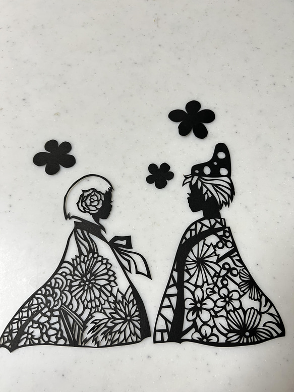 ＊お内裏様とお雛様＊切り絵