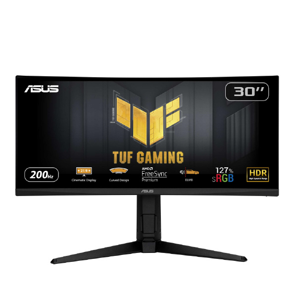 ASUS 29．5型液晶ディスプレイ TUF Gaming ブラック VG30VQL1A