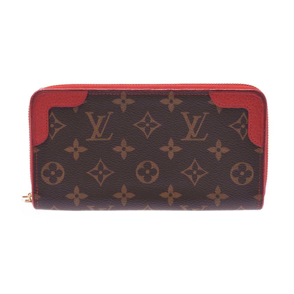 LOUIS VUITTON ルイヴィトン モノグラム ジッピーウォレット レティーロ  スリーズ M61854 レディース モノグラムキャンバス 長財布 Aランク 中古 