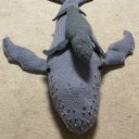 編み海洋生物ザトウクジラ魅力的かわいい編みぐるみ (赤ちゃんサイズ)　Knit Sea Creatures Humpback Whale Amigurumi (baby size)