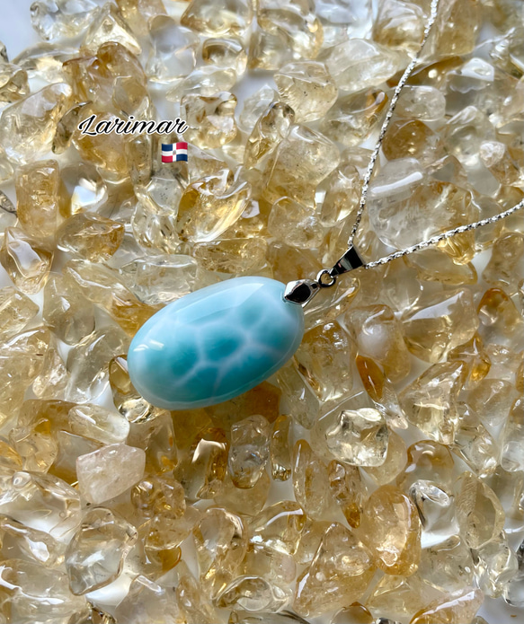 Larimar Sgrade #Lr029 〜ラリマーネックレス