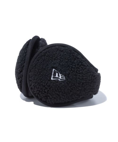 EAR MUFF BOA BLK WHT