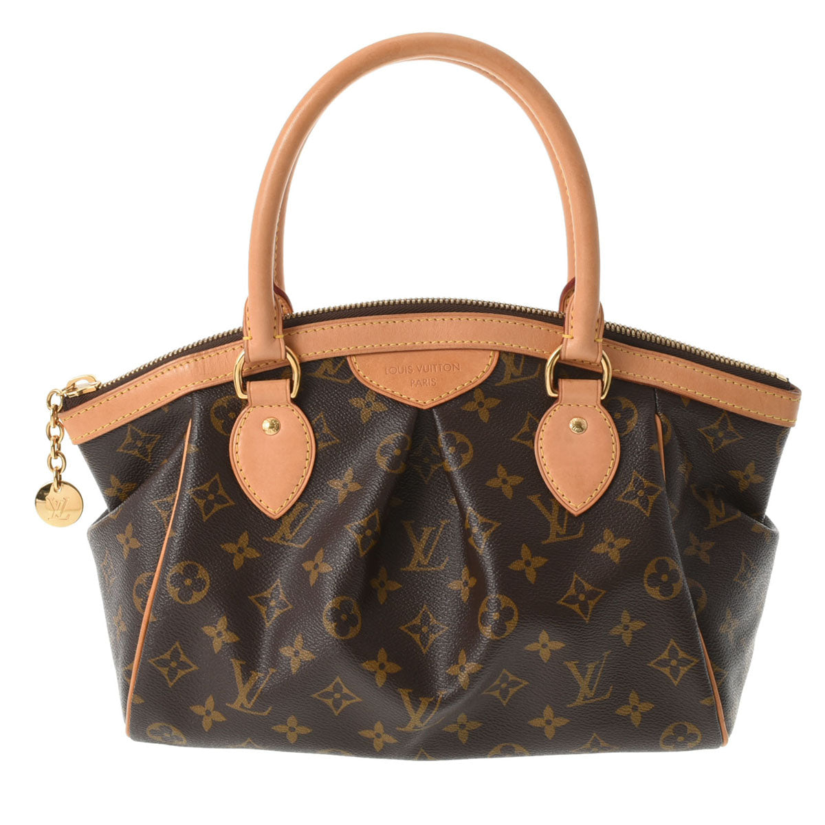 LOUIS VUITTON ルイヴィトン モノグラム ティヴォリ PM ブラウン M40143 レディース モノグラムキャンバス ハンドバッグ ABランク 中古 