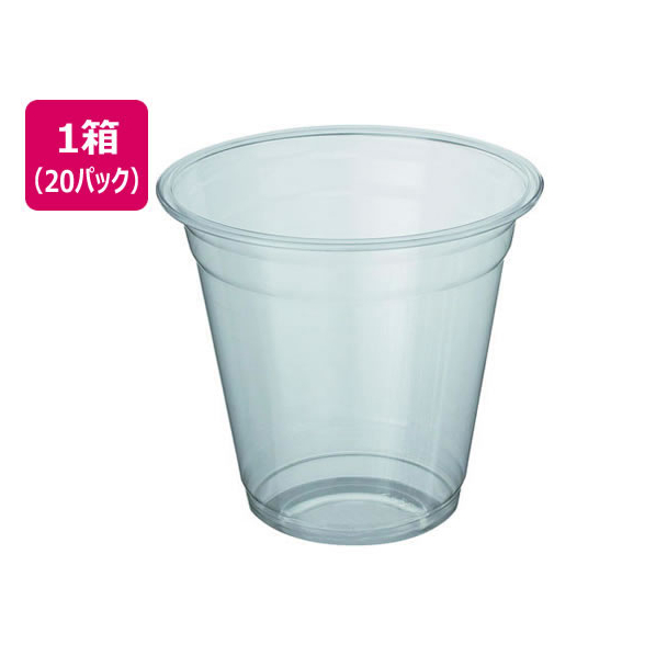 アートナップ 96口径リサイクルPETカップ 370ml 50P 20パック FCV2435-TS-69